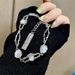 Korean Style High-End Minimalist Moonstone Spliced Men, Personalized Light Luxury Simple Versatile Beaded Bracelet For_ipsvogv.com