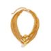Exaggerated Metal Ball Pendant Personalized Multi Layered Box Chain Necklace Ornament For Women_ipsvogv.com