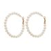 hot selling retro pearl earrings Pearl series temperament Ins cold style large hoop earrings_ipsvogv.com