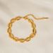 Women's Jewelry Summer Beach Vacation Ocean Element Bracelet Titanium Steel Hollow Shell 18kPVD Non Fading Waterproof_ipsvogv.com
