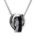 Simple Titanium Steel Pendant Men And Women Street Hip Hop Trend Personality Accessories Double Ring Necklace_ipsvogv.com