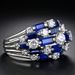 Cao Shi Jewelry Creative Colorful Treasure Series Full Set Zircon New Ring_ipsvogv.com
