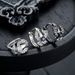 Hip Hop Style Zircon With Blue Sea King Trident Without Ear Holes, Personalized Trendy Inlaid Earrings For Men And Women_ipsvogv.com