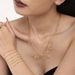 Women's Jewelry Set Fashion Titanium Steel 26 Letters Inlaid Zircon Combination PVD Plated Real Gold Color Preserving Necklace Bracelet Earrings_ipsvogv.com
