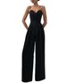Women's Sling Waist Straight Floor-length Minimalist Sleeveless Jumpsuit Spring And Summer New Product_ipsvogv.com