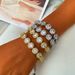 Fashion Versatile Round Diamond Spliced Super Shiny Bracelet Unisex Cool Hip-Hop Street Dance Trendy Jewelry_ipsvogv.com