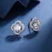 Live broadcast round square bag four high carbon diamond female ins heart shaped pure silver needle 5A zircon six claw_ipsvogv.com