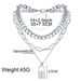 Jewelry Fashion Hip Hop Thick Chain Necklace Punk Retro Lock Pendant Necklace Female_ipsvogv.com