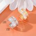 Unisex new transparent creative trend ear clip no ear piercing fashion light luxury style high end ladies temperament ear bone clip_ipsvogv.com