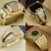 Unisex hot selling men's rings Fashionable and domineering men's rings Inlaid diamond jewelry_ipsvogv.com
