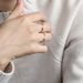 Super Korean Women's Instagram Adjustable Opening Couple Fashion With Low Key Diamond Embedding Versatile Joint Ring_ipsvogv.com