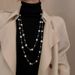 Pearl Necklace, Autumn And Winter Sweater Chain, Fashionable Long Style, High-end Temperament, Niche, Light Luxury,_ipsvogv.com