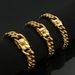 Men's Jewelry Stainless Steel Round Grinding Cuban Chain Necklace Personalized Titanium Steel Cuban Bracelet Jewelry_ipsvogv.com