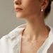 Pearl necklace pendant earrings two piece jewelry set female S925 sterling silver accessories fashion jewelry_ipsvogv.com