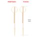 Geometric Hollow Round Long Fringed Earrings, Fashionable Light Luxury Niche Long Earrings Spice Girl_ipsvogv.com