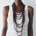 ZA Ethnic Style Multi-layer Layered Handmade Bead Necklace With Exaggerated Waterfall Shaped Long Collarbone Chain_ipsvogv.com