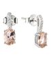 Versatile sterling silver earrings, earrings, micro inlaid blue zircon earrings jewelry silver jewelry_ipsvogv.com