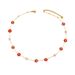 New women's geometric with niche floral design and crystal inlaid long collarbone necklace_ipsvogv.com