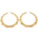 Women’s Jewelry Set Fashion Personality Women's Earrings Hip Hop Circle Bamboo Earrings Exaggerated Design All Match Niche Earrings_ipsvogv.com