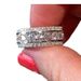 Cao Shi's Men's High-end Ring Shines Luxurious Starry Sky Full Diamond Ring, With A Light Luxury Style And Elegant_ipsvogv.com