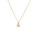 Women's Jewelry S925 Sterling Silver Water Drop Zircon Necklace Light Luxury Ins Niche Design High End Simple Pendant Clavicle Chain_ipsvogv.com