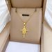 【 】 Cross Light Luxury Charm Gorgeous Full Diamond Necklace Women's Versatile Clavicle Titanium Steel Chain_ipsvogv.com