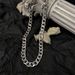 Necklace Pendant Men's Simple And Versatile Cuban Lanyard Design Hip Hop Punk Pendant Trend Collarbone Dancing Accessories_ipsvogv.com