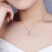 2-carat Mozambique pendant T home accessory zircon micro inlaid super sparkling classic square diamond_ipsvogv.com