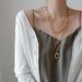 Women's Jewelry Geometric Titanium Steel Double Layer Necklace Niche Design High End Light Luxury Simple Sweater Chain In Autumn And Winter_ipsvogv.com