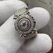 Unisex inlaid white zircon ring luxury men's engagement wedding jewelry_ipsvogv.com