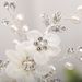 Elegant Floral Pearl Hair Comb For Women - Vintage Bridal Hair Accessory With Handcrafted Details, Perfect For Weddings And Special Occasions_ipsvogv.com