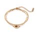 Women's Jewelry Fashion Retro K Gold Plated Stainless Steel Bracelet INS Niche Personality Versatile Bracelet_ipsvogv.com