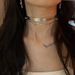 Silver Cyberpunk Style Choker Hot Girl Double Layer Collar Hip Hop Necklace Niche Design Leather Neck Strap Female_ipsvogv.com