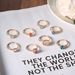 New Fashion Hot Selling Opal Champagne Multi Tone Joint Ring Set Of 8_ipsvogv.com