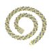 Full diamond dual color Cuban jewelry trendy and exaggerated domineering neck chain hip-hop necklace_ipsvogv.com