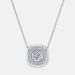 new Simple Moissanite Clavicle Chain S925 Silver Claw Inlaid Colored Gemstone Necklace Fashion All Match Spot_ipsvogv.com