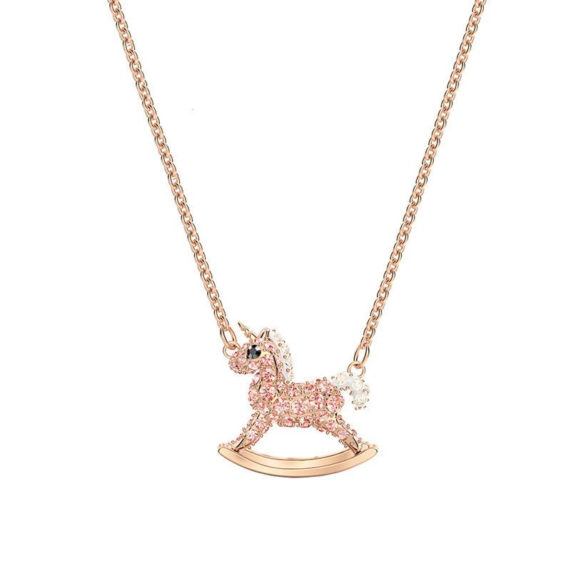 Fantasy Carousel Necklace Female Element Crystal Clavicle Necklace Female Distribution_ipsvogv.com