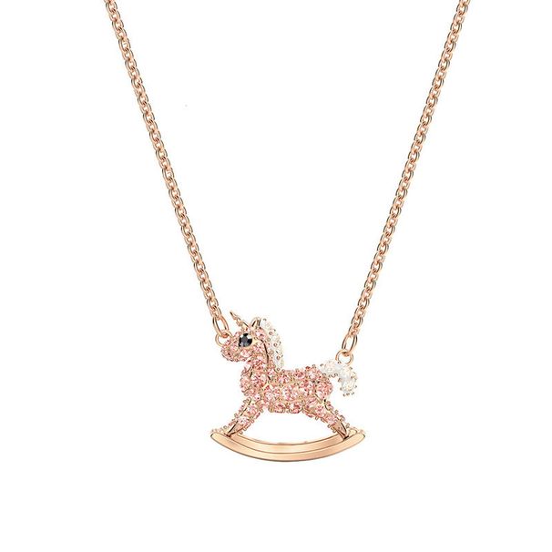 Fantasy Carousel Necklace Female Element Crystal Clavicle Necklace Female Distribution_ipsvogv.com