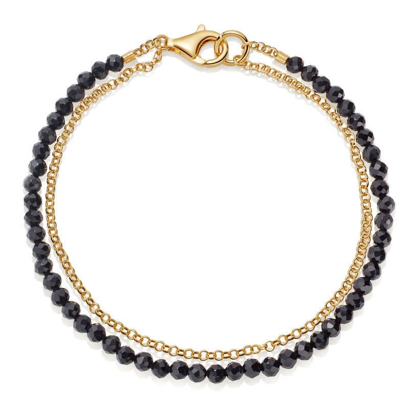 Charm Bracelets New 3mm Natural Stone Double Layer Bracelet Faceted Lapis Lazuli Peacock Beaded Bracelet Fashion_ipsvogv.com