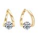 New Earrings Korean Ins Style Temperament Irregular Earrings Fashionable Simple Light Luxury Earrings_ipsvogv.com