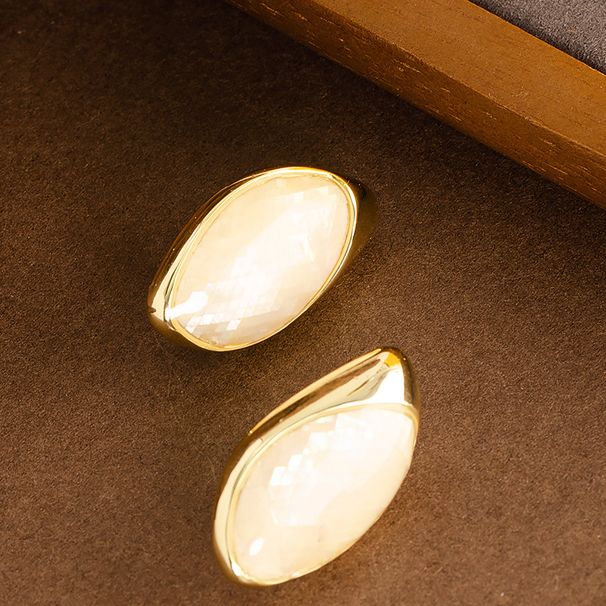 Hot Selling Fashionable Colorful Abalone Earri, Light Luxury Temperament, High-end Feeling, Shell Silver Needle_ipsvogv.com