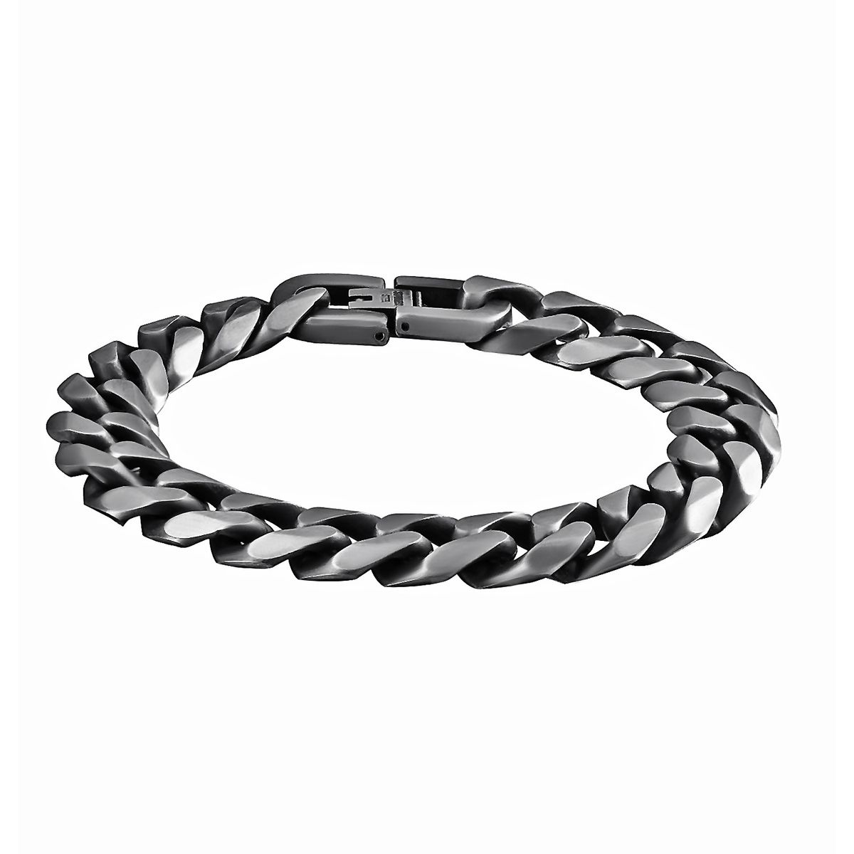 Men's Jewelry Cuban Bracelet Trendy Titanium Steel Retro Simple Men's Hip Hop Boys' Bracelet Niche Design Hand Jewelry_ipsvogv.com