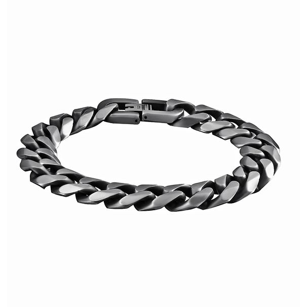 Men's Jewelry Cuban Bracelet Trendy Titanium Steel Retro Simple Men's Hip Hop Boys' Bracelet Niche Design Hand Jewelry_ipsvogv.com