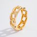 Design Feeling Pearl Inlaid Fried Dough Twists Smooth Spring Buckle Fashionable Ins Style Metal Chain Bracelet_ipsvogv.com