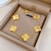 【 Full body titanium steel 】 Personality flower pressure grinding temperament lucky extremely simple chain bracelet_ipsvogv.com