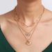 Bohemian Style Whip Chain Fan-shaped DIVA Small Skirt Necklace, Eye Drop Oil Multi-layer Necklace For Women_ipsvogv.com