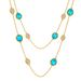 Women's Jewelry Beaded Edge Full Diamond Claw Inlaid Faceted Artificial Crystal Necklace Creative Design Fashion Long Sweater Chain Exquisite Necklace_ipsvogv.com