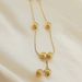 2-piece Set Of New Dubai Ethiopia Women's Pendant, Necklace, Earrings, Ball Jewelry_ipsvogv.com