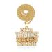 New hip-hop letter necklace pendant creative trend NO.1 alloy full diamond letter necklace_ipsvogv.com