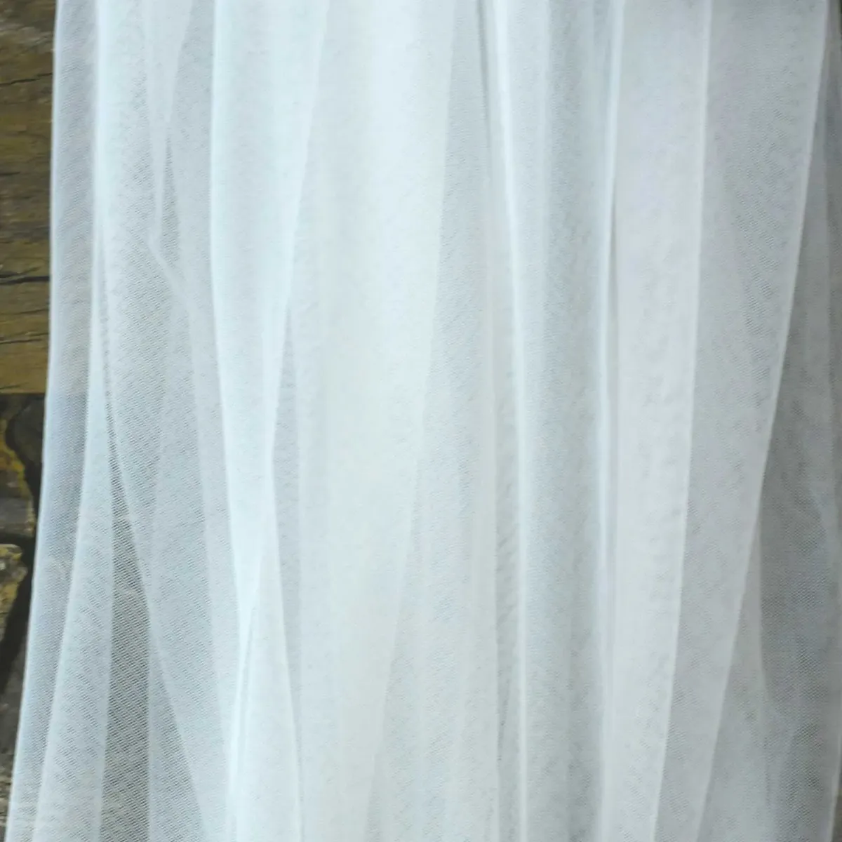 Hair Jewelry V181 Romantic Bridal Veils 1 Tier Lotus Leaf Pleated Edge Long Cathedral Veil With Comb Wedding Bride_ipsvogv.com
